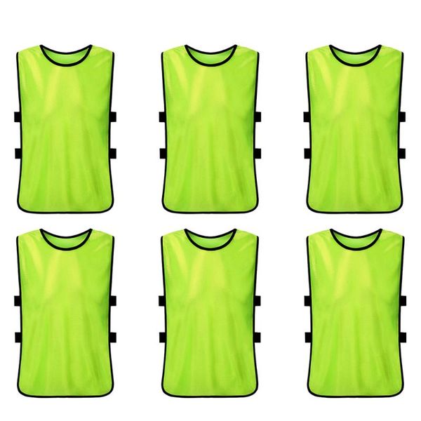 6 pcs adults soccer training pinnies jerseys quick drying football vest for team training basketball football soccer practice, Black
6 pcs adults soccer training pinnies jerseys quick drying football vest for team training basketball football soccer practice, Black