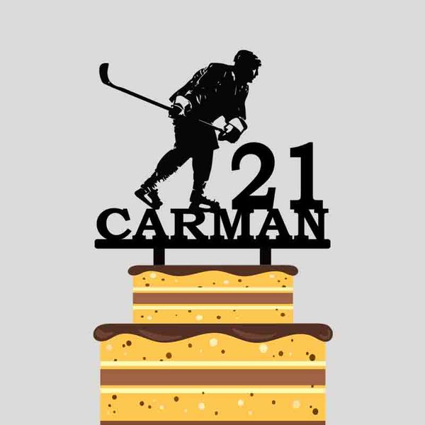 personalized party cake er custom name age man playing ice hockey silhouette cake er for birthday cake decoration yc156
personalized party cake er custom name age man playing ice hockey silhouette cake er for birthday cake decoration yc156