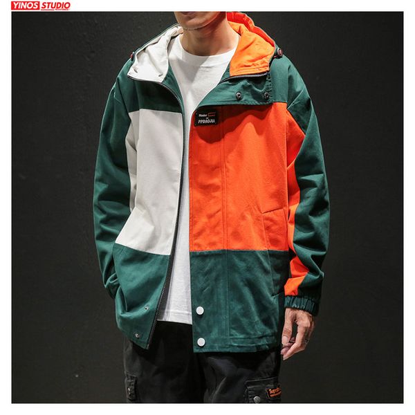 dropshipping 2019 patchwork windbreaker cargo jacket autumn outwear sport hooded coats male streetwear causal pocket, Black;brown
dropshipping 2019 patchwork windbreaker cargo jacket autumn outwear sport hooded coats male streetwear causal pocket, Black;brown