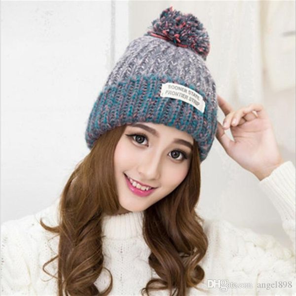 latest girl ladies knit autumn and winter warm fashion hip hop wool plus velvet hat, Blue;gray
latest girl ladies knit autumn and winter warm fashion hip hop wool plus velvet hat, Blue;gray