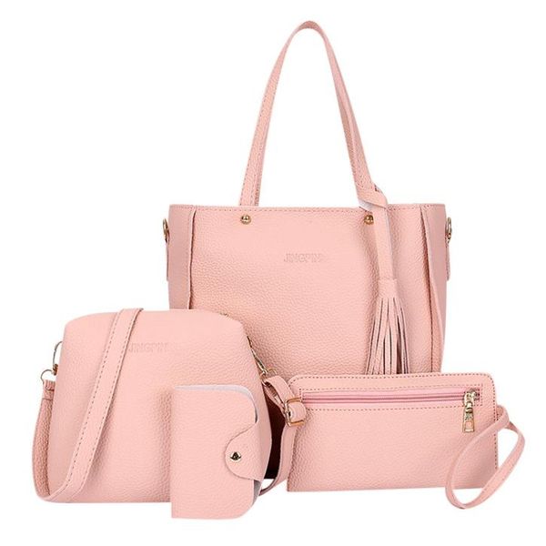 woman bag new fashion four-piece shoulder messenger wallet handbag elegant anti-theft composite travel bag 2019 #t2
woman bag new fashion four-piece shoulder messenger wallet handbag elegant anti-theft composite travel bag 2019 #t2