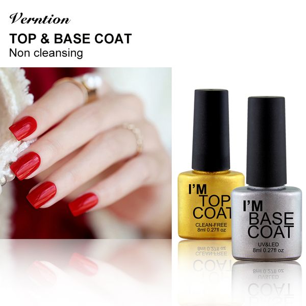 verntion 8 ml and base coat uv gel nail polish long lasting soak off base for nail primer manicure acrylic glue, Red;pink
verntion 8 ml and base coat uv gel nail polish long lasting soak off base for nail primer manicure acrylic glue, Red;pink