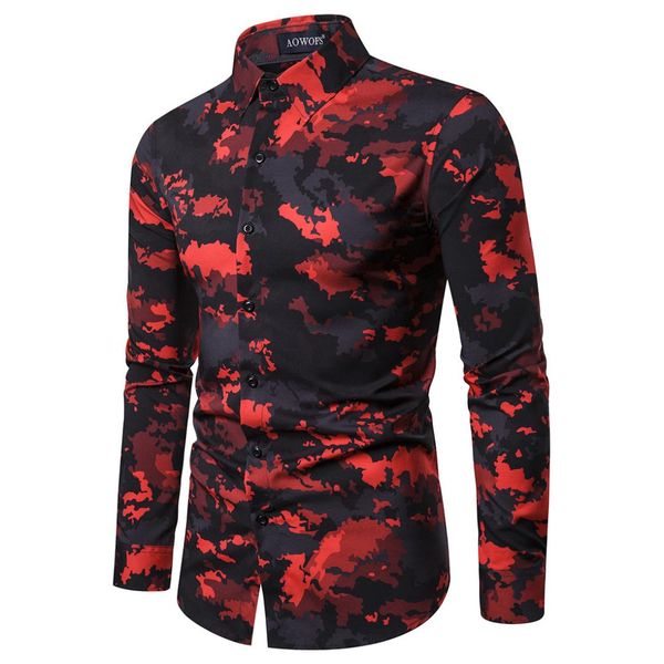 ys046 european spring & autumn clothing large size long-sleeved shirts men's camouflage digital print shirt, White;black
ys046 european spring & autumn clothing large size long-sleeved shirts men's camouflage digital print shirt, White;black