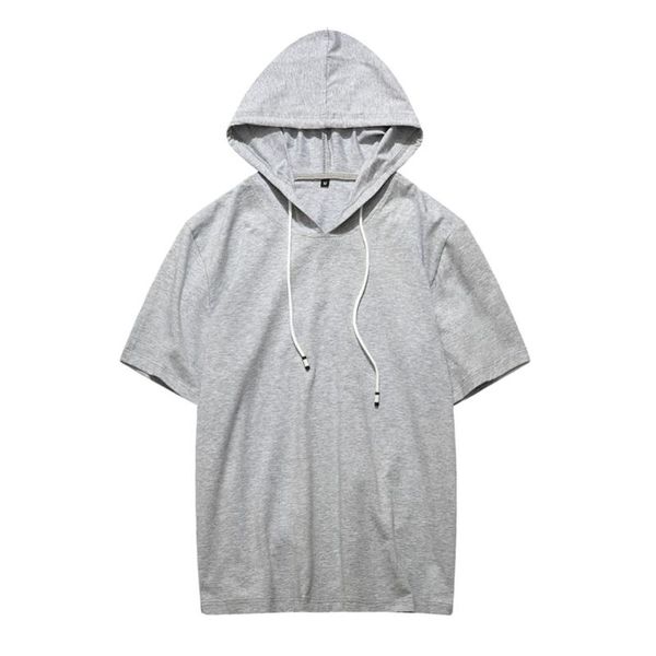summer men tshirt casual solid loose hooded tees shirts male new sportswear hoodie short sleeve mens t-shirt clothing, White;black
summer men tshirt casual solid loose hooded tees shirts male new sportswear hoodie short sleeve mens t-shirt clothing, White;black