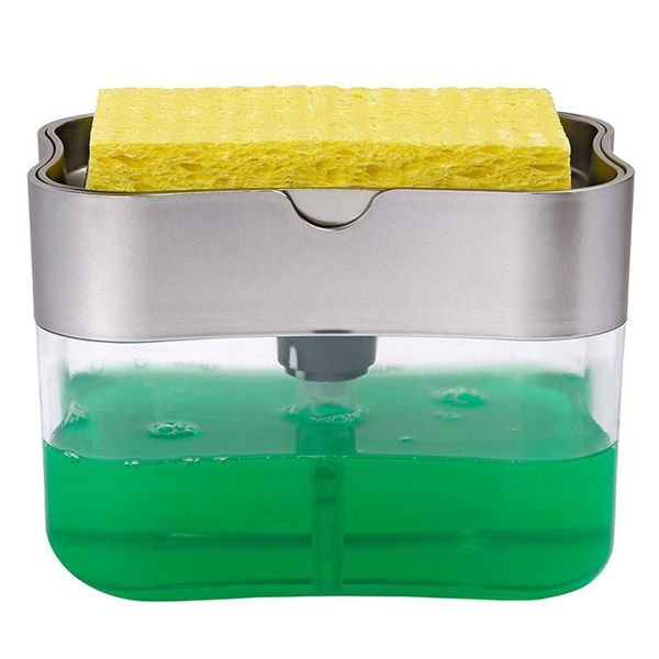 multifunction soap dispenser sponge caddy non-toxic odorless dispenser kitchen rack creative bathroom washing soap storage box
multifunction soap dispenser sponge caddy non-toxic odorless dispenser kitchen rack creative bathroom washing soap storage box
