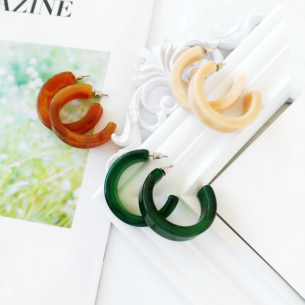 new korean resin small stud earrings for women geometric c-shaped acrylic earrings circle chunky charms jewelry accessories gift, Golden;silver
new korean resin small stud earrings for women geometric c-shaped acrylic earrings circle chunky charms jewelry accessories gift, Golden;silver