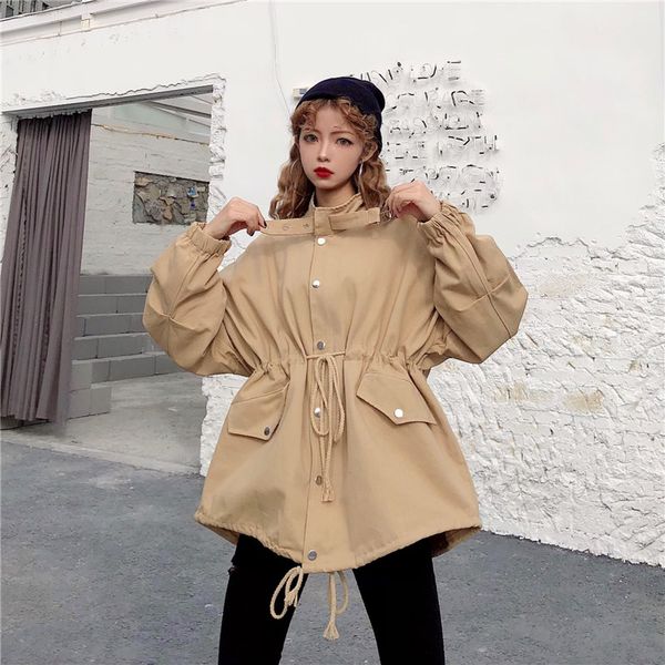 женского свободное случайная ветровка тренчи пальто harajuku bf дикого длинные рукава ветровка студент хаки шлиф сверху gd040, Tan;black
женского свободное случайная ветровка тренчи пальто harajuku bf дикого длинные рукава ветровка студент хаки шлиф сверху gd040, Tan;black