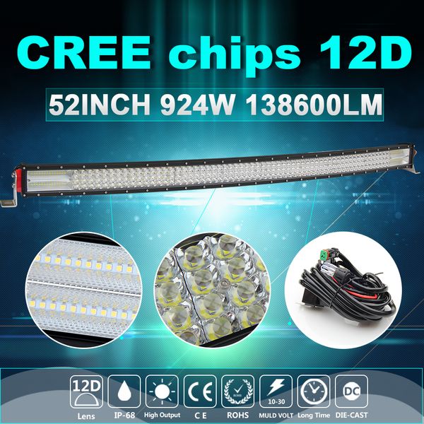 924w 12d 52inch изогнутый светодиодный свет бар 4-ряды combo авто offroad led bar для lada jeep внедорожников 4x4 atv тягачах 12v 24v
924w 12d 52inch изогнутый светодиодный свет бар 4-ряды combo авто offroad led bar для lada jeep внедорожников 4x4 atv тягачах 12v 24v
