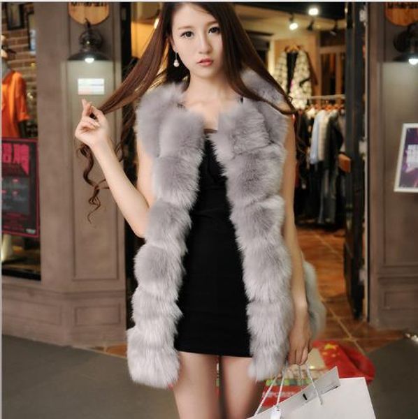 furry 2019 winter women's faux fur coat artificial fur vest furry vests femme jackets plus size fake gilet z405, Black
furry 2019 winter women's faux fur coat artificial fur vest furry vests femme jackets plus size fake gilet z405, Black
