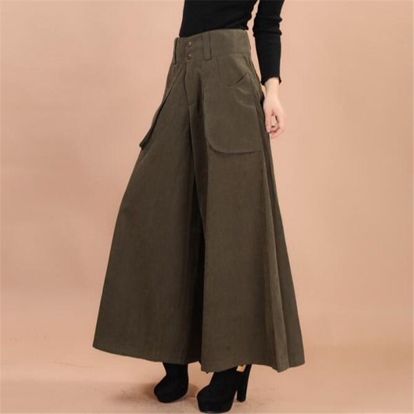 plus size summer women wide leg dress pants vintage female casual solid skirt trousers loose 50s capris culottes pocket zy3365 y190430, Black;white
plus size summer women wide leg dress pants vintage female casual solid skirt trousers loose 50s capris culottes pocket zy3365 y190430, Black;white