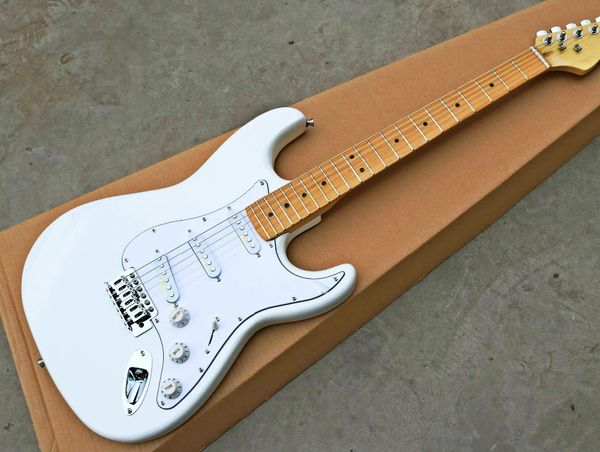 fdst-1006 white color solid body with white pickguard maple fretboard electric guitar, ing
fdst-1006 white color solid body with white pickguard maple fretboard electric guitar, ing