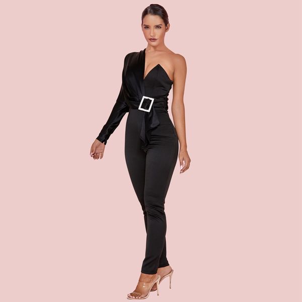 ocstrade black one shoulder long sleeve maxi metal ornamental buckle asymmetrical bodycon jumpsuits hi1109-black, Black;white
ocstrade black one shoulder long sleeve maxi metal ornamental buckle asymmetrical bodycon jumpsuits hi1109-black, Black;white
