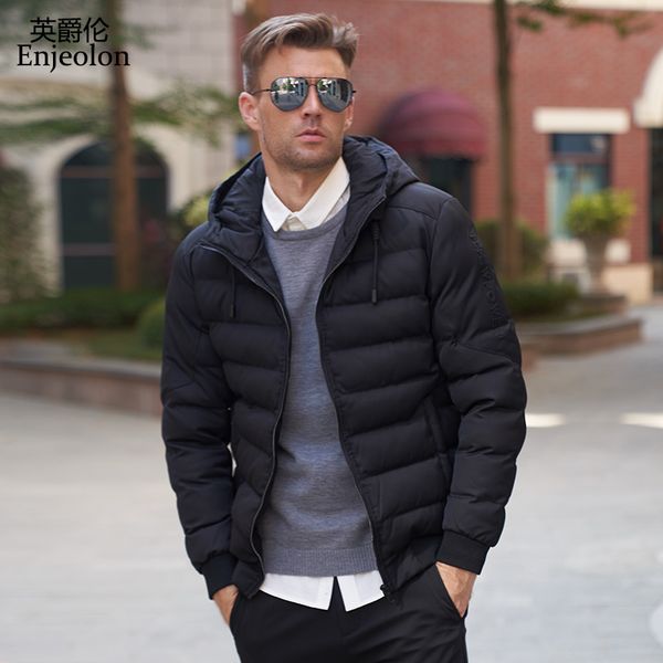 enjeolon brand winter cotton padded jacket coat men windproof hoodies parka black solid thick quilted coat men mf0283, Tan;black
enjeolon brand winter cotton padded jacket coat men windproof hoodies parka black solid thick quilted coat men mf0283, Tan;black