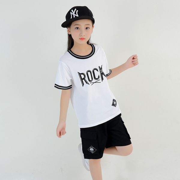 kids hip hop clothes summer style "rock" white short sleeve hiphop t shirt black short pants girls boys streetwear
kids hip hop clothes summer style "rock" white short sleeve hiphop t shirt black short pants girls boys streetwear