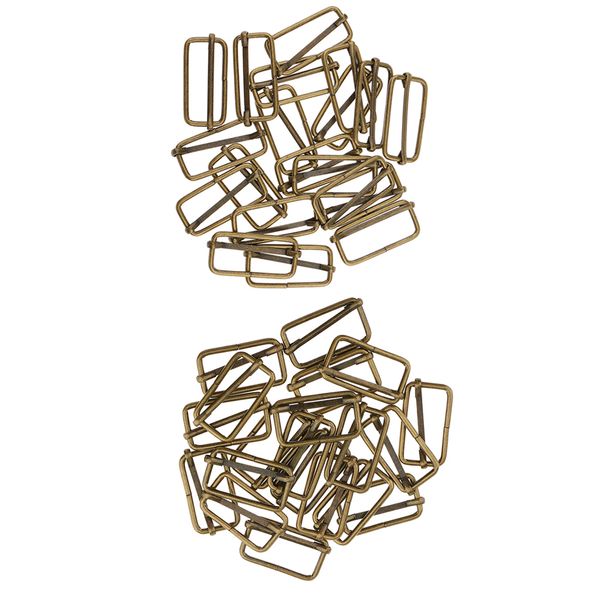 40pcs bronze metal slider buckle triglide adjuster slide rectangle ring for belt purse strap, Black
40pcs bronze metal slider buckle triglide adjuster slide rectangle ring for belt purse strap, Black