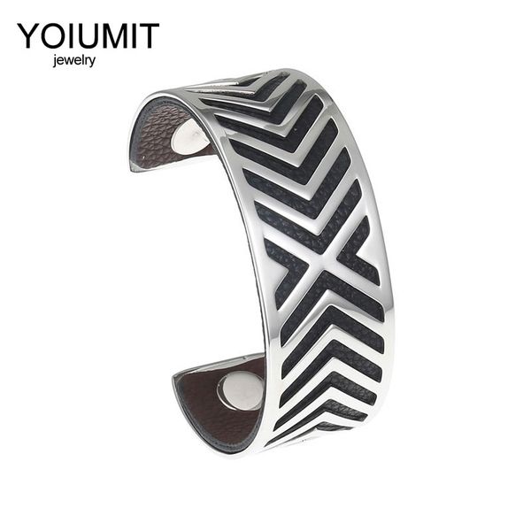 cremo cuff bracelets bangles for women high polish jewelry argent stainless steel bracelets machette intercchangeable leather, Black
cremo cuff bracelets bangles for women high polish jewelry argent stainless steel bracelets machette intercchangeable leather, Black