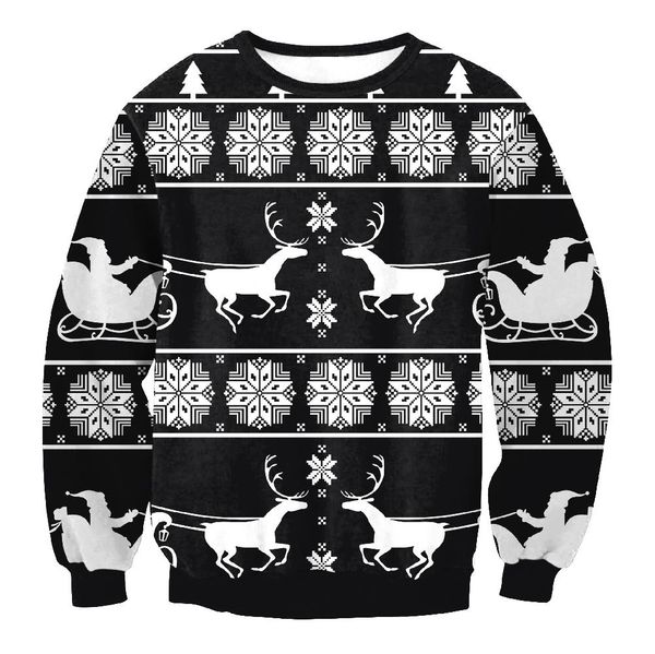 zacoo men/women christmas pullover xmas casual round neck long sleeve sweatshirt, Black
zacoo men/women christmas pullover xmas casual round neck long sleeve sweatshirt, Black