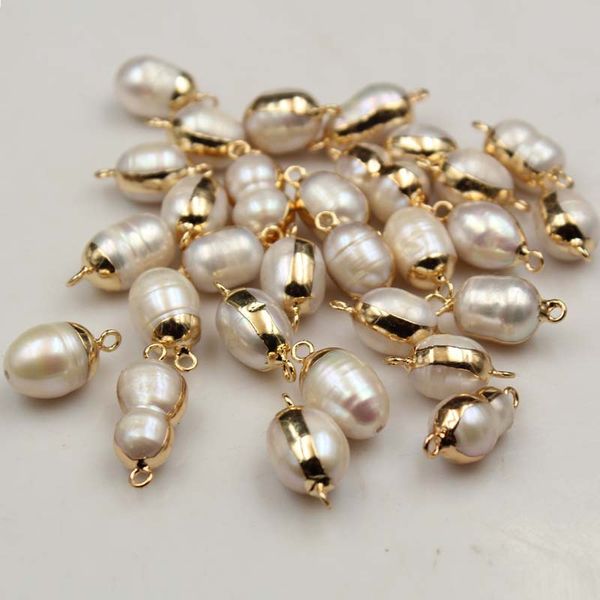 irregular baroque style natural freshwater pearl beads gold plated double cliver charm beading jewelry findings for making bracelet earring, Silver
irregular baroque style natural freshwater pearl beads gold plated double cliver charm beading jewelry findings for making bracelet earring, Silver