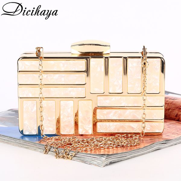 dicihaya acrylic box bags gold clutch purses box women shoulder bags day clutches wedding party evening clutches handbags
dicihaya acrylic box bags gold clutch purses box women shoulder bags day clutches wedding party evening clutches handbags