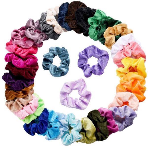 36 pcs hair scrunchies velvet elastic hair bands ties ropes scrunchie for women or girls accessories, Golden;white
36 pcs hair scrunchies velvet elastic hair bands ties ropes scrunchie for women or girls accessories, Golden;white