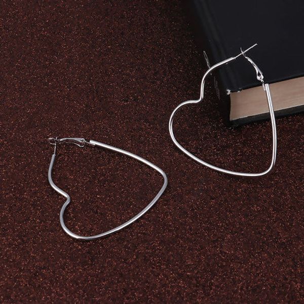 doreen box simple style fashion hoop earrings silver color heart big circle square geometric earrings for women girl, 1 pair, Golden;silver
doreen box simple style fashion hoop earrings silver color heart big circle square geometric earrings for women girl, 1 pair, Golden;silver