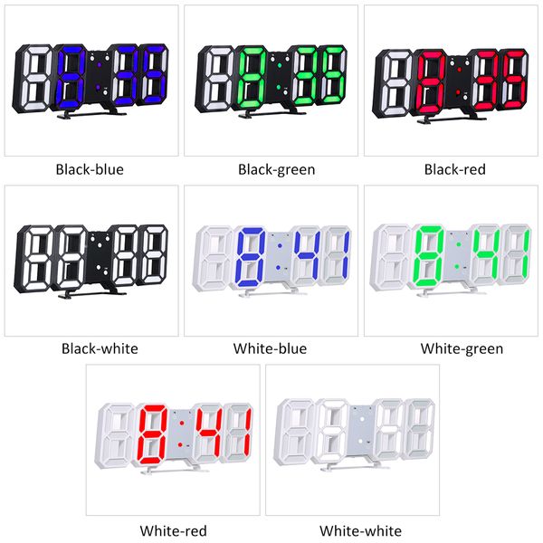 3d led digital clock glowing night mode brightness adjustable electronic table clock 24/12 hour display alarm wall hanging
3d led digital clock glowing night mode brightness adjustable electronic table clock 24/12 hour display alarm wall hanging