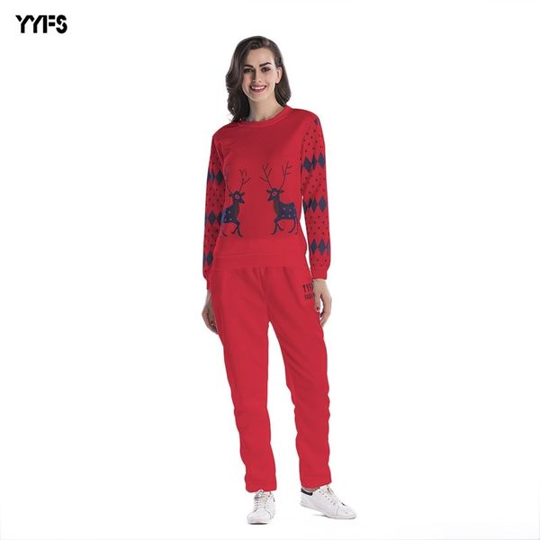 womens designer sports suit two deer printed round neck pullover sweater casual pants plus velvet women, Gray
womens designer sports suit two deer printed round neck pullover sweater casual pants plus velvet women, Gray