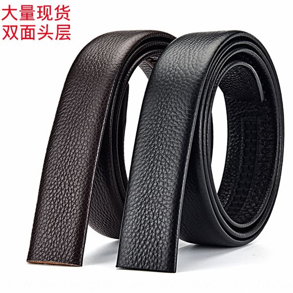 headless men's genuine leather strip automatic buckle non-lead layer cattle belt belt strip, Black;brown
headless men's genuine leather strip automatic buckle non-lead layer cattle belt belt strip, Black;brown