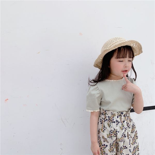 baby girls shirt children's clothing 2020 summer new girls korean version of the lace short-sleeved t-shirt base shirt, Blue
baby girls shirt children's clothing 2020 summer new girls korean version of the lace short-sleeved t-shirt base shirt, Blue