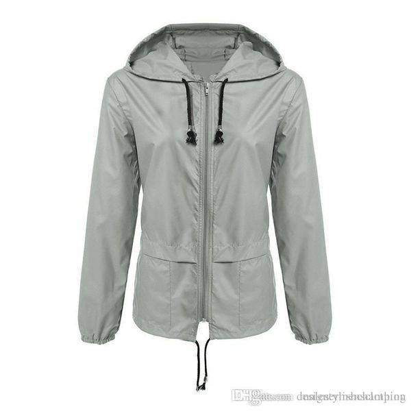 hooded womens designer jackets waterproof loose womens outerwear with zipper active fashion female coats apparel, Black;brown
hooded womens designer jackets waterproof loose womens outerwear with zipper active fashion female coats apparel, Black;brown