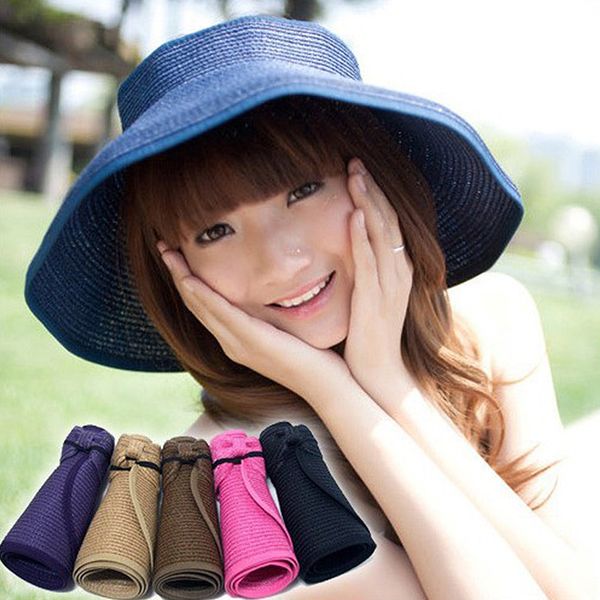 female summer hat adjustable sunscreen beach visor cap outdoor cycling sun hat empty straw vrouwen stro hoed, Blue;gray
female summer hat adjustable sunscreen beach visor cap outdoor cycling sun hat empty straw vrouwen stro hoed, Blue;gray