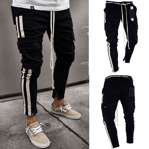 men denim black jeans slim ripped hole jeans fashion hip hop skinny pencil for men high street wear stretch striped, Blue
men denim black jeans slim ripped hole jeans fashion hip hop skinny pencil for men high street wear stretch striped, Blue