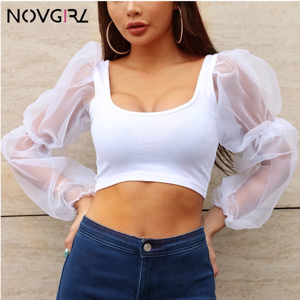 mesh see trough latern long sleeve cropped women 2019 summer sheath bodycon t shirts slim tee, White
mesh see trough latern long sleeve cropped women 2019 summer sheath bodycon t shirts slim tee, White