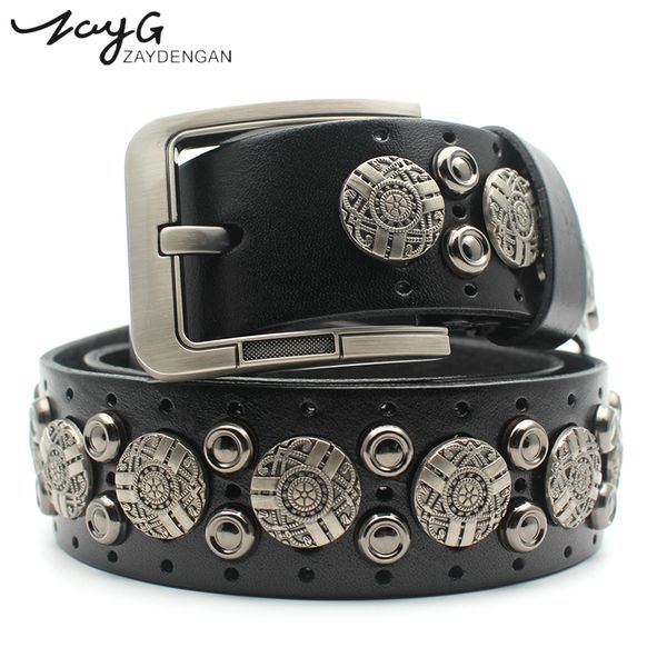 zayg fashion punk carved rivet neutral belts national wind retro leather belt&woman belt unique inlaid jeans designer pin belts, Black;brown
zayg fashion punk carved rivet neutral belts national wind retro leather belt&woman belt unique inlaid jeans designer pin belts, Black;brown