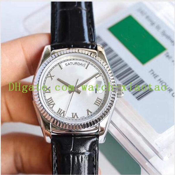3 style 1118135 118138 118139 316l eta 2836 movement fluted roman dial 18k white gold bezel 36mm leather strap automatic men, Slivery;brown
3 style 1118135 118138 118139 316l eta 2836 movement fluted roman dial 18k white gold bezel 36mm leather strap automatic men, Slivery;brown