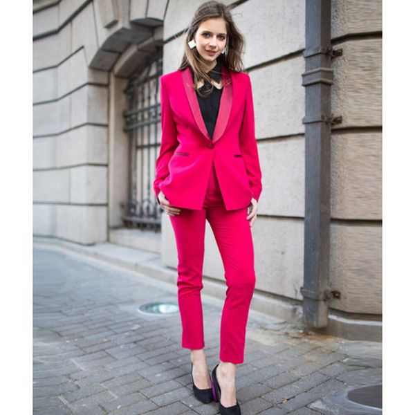 2019 new formal pant suits for weddings custom made 2 pieces sets women's business suits female trouser women tuxedos, White;black
2019 new formal pant suits for weddings custom made 2 pieces sets women's business suits female trouser women tuxedos, White;black