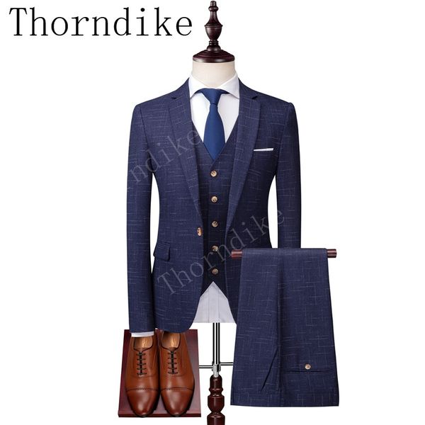 thorndike new arrival men's suit 3 colors groom tuxedos terno notche lapel men suits wedding business suit (jacket+pants+vest) 2, White;black
thorndike new arrival men's suit 3 colors groom tuxedos terno notche lapel men suits wedding business suit (jacket+pants+vest) 2, White;black