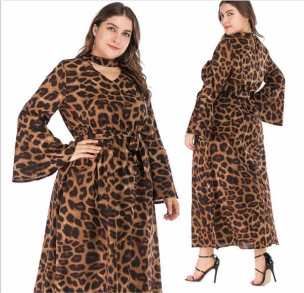 Leopard Womens Designer Dresses V Neck Bell leeve Womens Dresses Short Sleeve Plus Size Womens Clothing New Arrival 
Leopard Womens Designer Dresses V Neck Bell leeve Womens Dresses Short Sleeve Plus Size Womens Clothing New Arrival