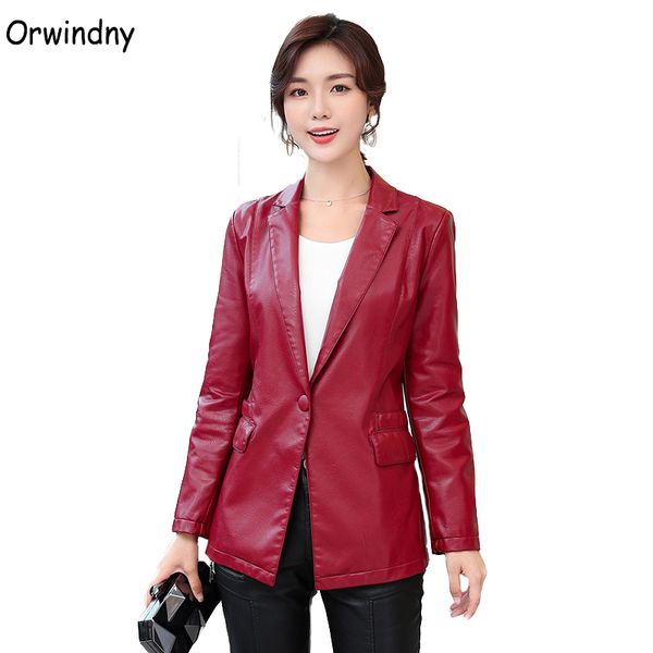 women's leather & faux orwindny spring clothing blazer outerwear suit jacket female plus size s-4xl suede, Black
women's leather & faux orwindny spring clothing blazer outerwear suit jacket female plus size s-4xl suede, Black
