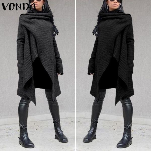vonda autumn winter coats women's blouse 2019 female casual turtleneck cardigan korean style knitting casual shirts plus size, White
vonda autumn winter coats women's blouse 2019 female casual turtleneck cardigan korean style knitting casual shirts plus size, White