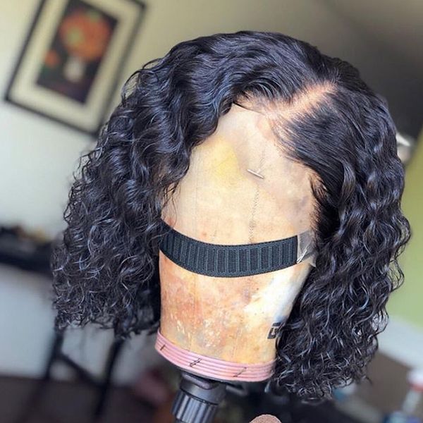 9a bob cut curly lace front wigs pre plucked with baby hair transparent brazilian virgin short wig human hair for black women, Black;brown
9a bob cut curly lace front wigs pre plucked with baby hair transparent brazilian virgin short wig human hair for black women, Black;brown