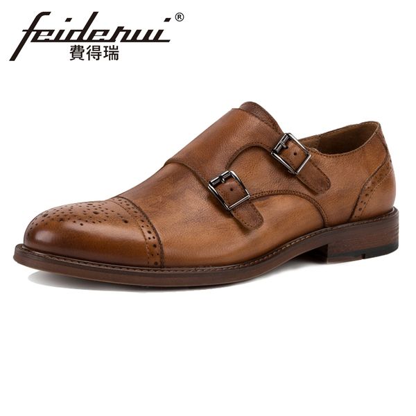 vintage british designer genuine leather men's double monk straps flats round toe handmade man formal dress brogue shoes kud39, Black
vintage british designer genuine leather men's double monk straps flats round toe handmade man formal dress brogue shoes kud39, Black
