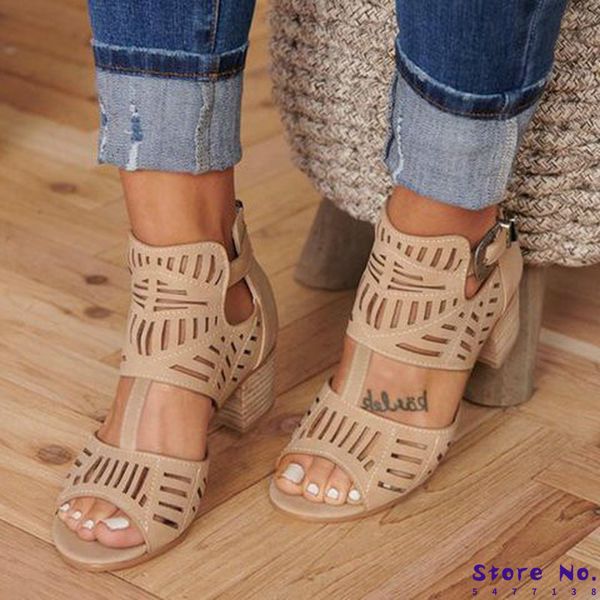 women summer sandals mid heels pumps shoes woman sandalias mujer ladies peep toe pu leather gladiator sapato feminino hp1175, Black
women summer sandals mid heels pumps shoes woman sandalias mujer ladies peep toe pu leather gladiator sapato feminino hp1175, Black
