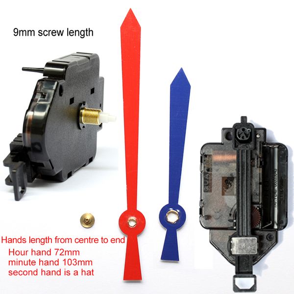 new design 9mm screw length pendulum plastic movement with hands 93 #step clock accessory quartz diy movement kits mechanism 
new design 9mm screw length pendulum plastic movement with hands 93 #step clock accessory quartz diy movement kits mechanism