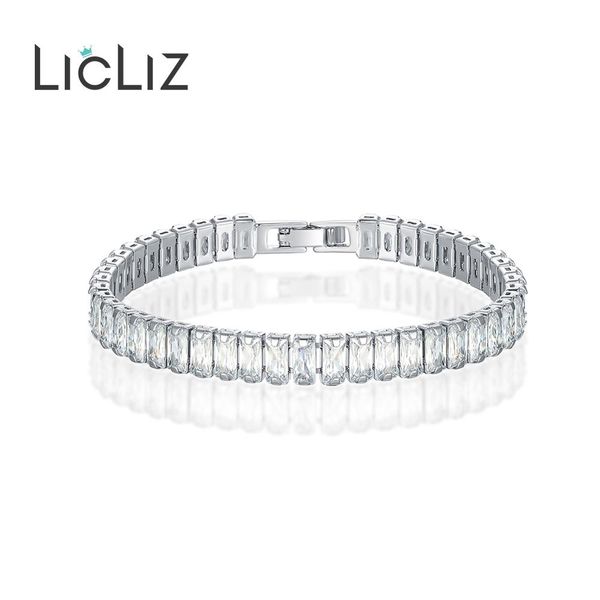 licliz fashion 2019 luxury cz crystal tennis bracelet for women white gold color box chain big geometric zircon jewelry lub0182a, Black
licliz fashion 2019 luxury cz crystal tennis bracelet for women white gold color box chain big geometric zircon jewelry lub0182a, Black