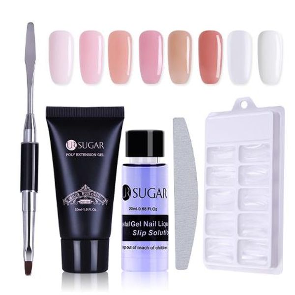 poly builder uv gel set 30ml quick building finger extension crystal uv led jelly acrylic gel nail art brush tools kit, Red;pink
poly builder uv gel set 30ml quick building finger extension crystal uv led jelly acrylic gel nail art brush tools kit, Red;pink
