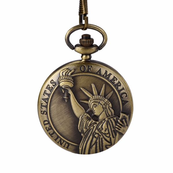 lpw111 ckku jewelry 5pcs/lot antique quartz movement pocket watch with statue of liberty, Slivery;golden
lpw111 ckku jewelry 5pcs/lot antique quartz movement pocket watch with statue of liberty, Slivery;golden