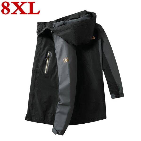 plus size 8xl 7xl men's casual waterproof jacket autumn winter tourism windbreaker fleece warm jacket male windproof hooded coat, Black;brown
plus size 8xl 7xl men's casual waterproof jacket autumn winter tourism windbreaker fleece warm jacket male windproof hooded coat, Black;brown