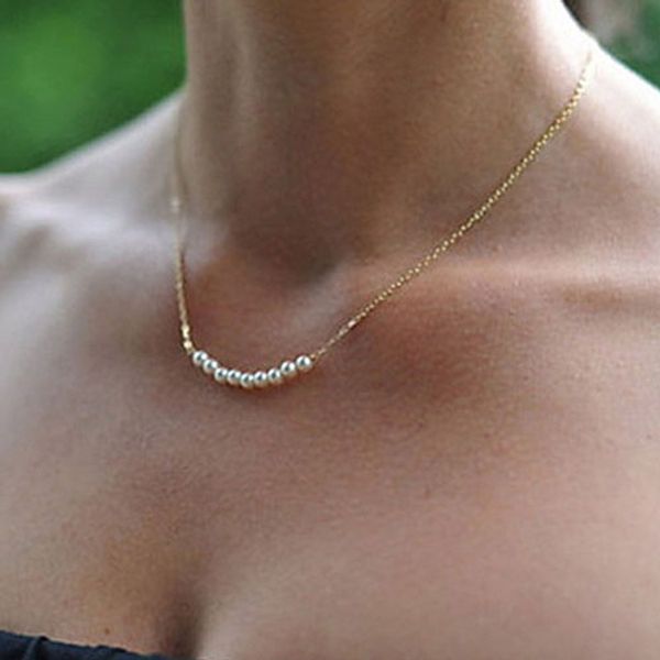 bluelans 2017 presell women's fashion simple jewelry gift pearl pendant chain choker necklace, Silver
bluelans 2017 presell women's fashion simple jewelry gift pearl pendant chain choker necklace, Silver