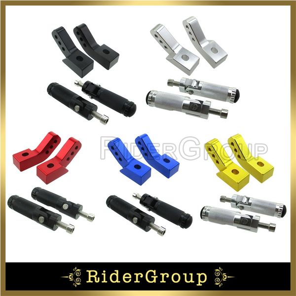 cnc aluminum ajustable footpeg foot rest extender riser bracket for pit dirt bike motorcycle
cnc aluminum ajustable footpeg foot rest extender riser bracket for pit dirt bike motorcycle